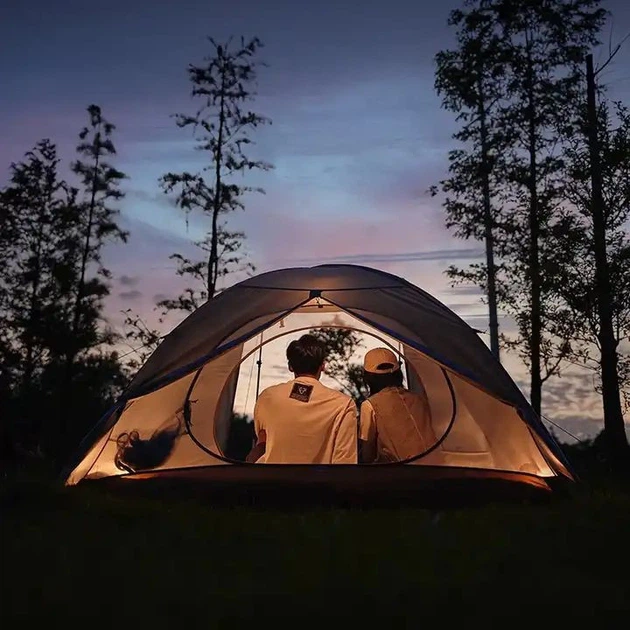 Палатка трехместная Naturehike CNK2300ZP024, коричневая - изображение 2