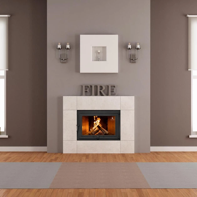 Каминные дверцы Iron Fire Adam 640x440 мм со стеклом чугунные - изображение 3