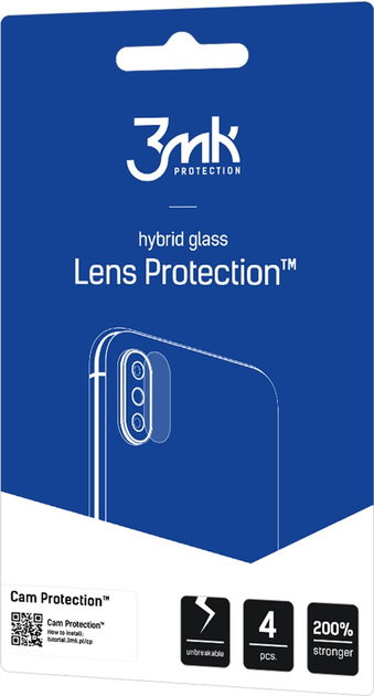 Szkło hybrydowe 3MK Lens Protection na aparat Xiaomi Redmi Note 13 5G (5903108551960) - obraz 1