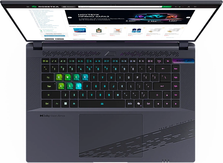 Ноутбук Gigabyte Aorus 16X 9SG (9SG-43KZC54SD) Midnight Gray / 16