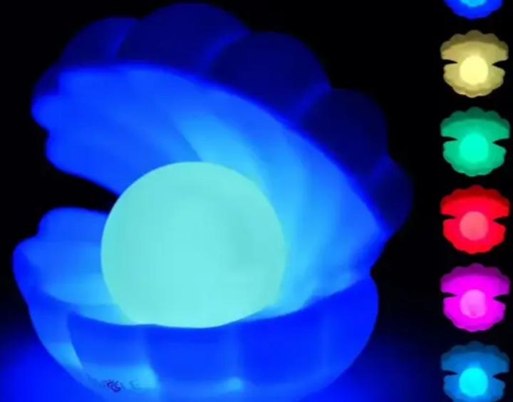 Светильник "Жемчужина в раковине" с RGB эффектом - изображение 4