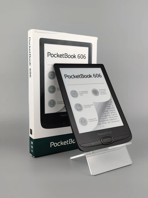 Электронная книга 6" PocketBook 606 8Gb Черная Factory Recertified - изображение 7