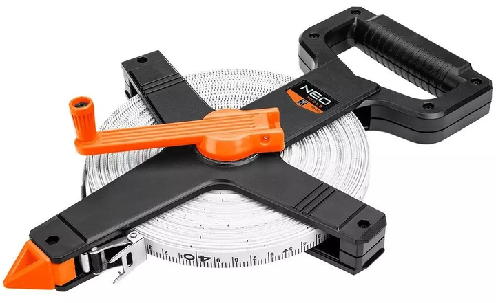 Лента вимірювальна NEO Tools зі скловолокна 50 м x 10 мм 68-051 (5907558471755) - зображення 1