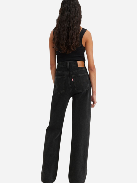 Jeansy damskie szerokie Levi's Ribcage Wide Leg A6081-0001 31-32 Czarne (5401128252640) - obraz 2