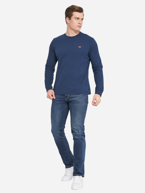 Longsleeve męski Levi's Ls Original Hm 72848-0001 L Granatowy (5400599781987) - obraz 3