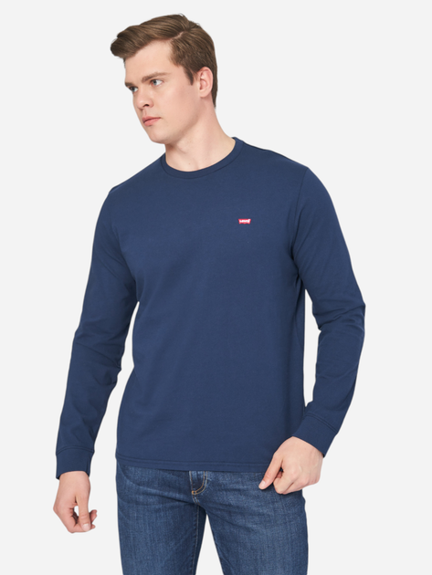 Longsleeve męski Levi's Ls Original Hm 72848-0001 2XL Granatowy (5400599782311) - obraz 1