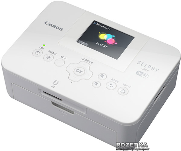 Портативный принтер Canon SELPHY CP-910 White with Wi-Fi