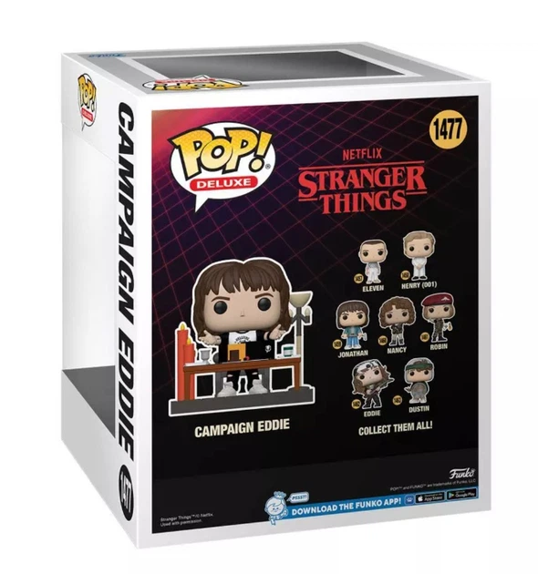 売り切り　最終値下げ　Funko エディEddie StrangerThings Funko Pop! DELUXE Campaign Eddie (74491) cерії Stranger Things