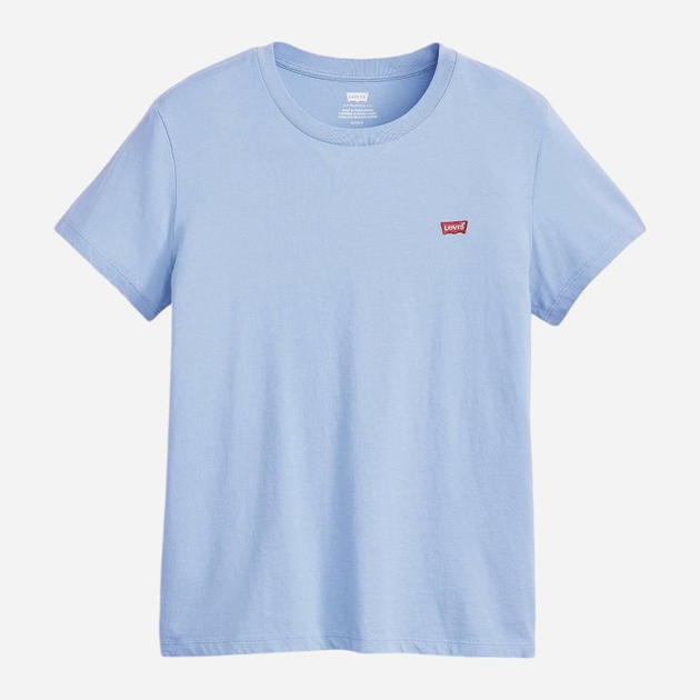 Футболка бавовняна жіноча Levi's Perfect 39185-0347 M Блакитна (5401157472750) - зображення 5