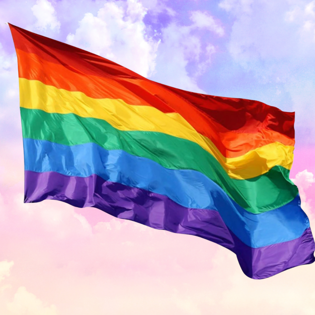 Флаг лгбт Радужный LGBT сообщества 60х90 - Фото 1 Флаг лгбт Радужный LGBT сообщества 60х90 - изображение 1
