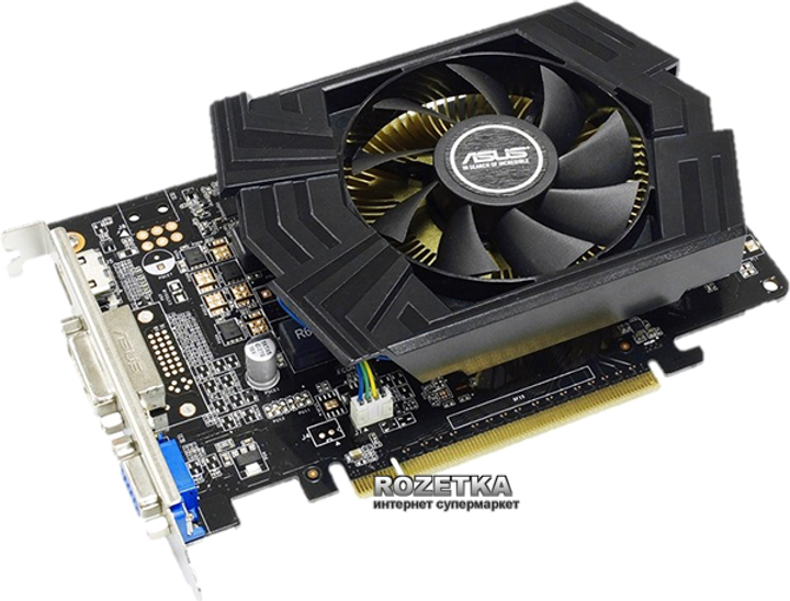 Видеокарта Asus PCI-Ex GeForce GTX 750 1024MB GDDR5 (128bit) (1020/5010 ...