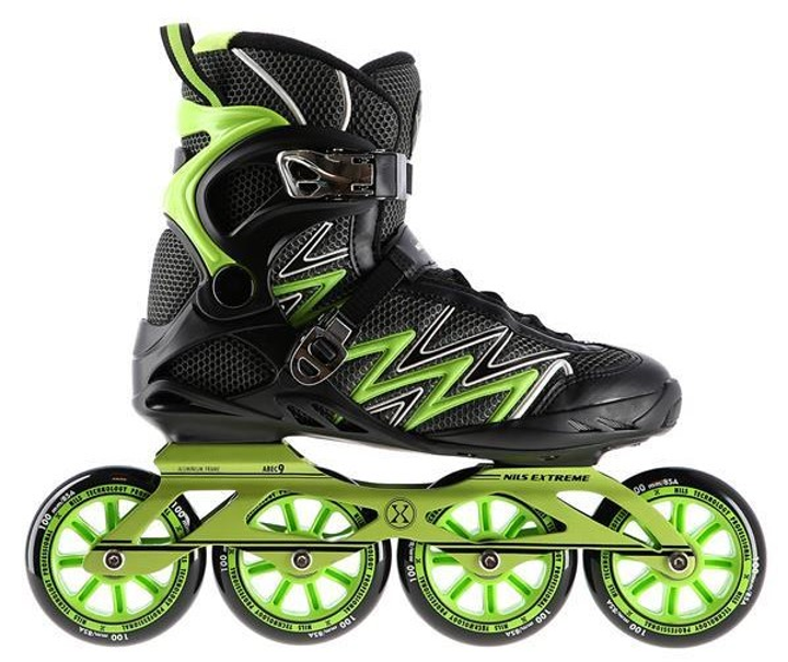 Роликові ковзвни Nils Extreme NA8660 Зелені 43 (5907695593983) - зображення 4