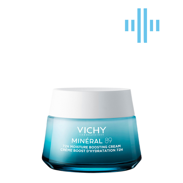 Krem nawilżający do twarzy Vichy Mineral 89 72H lekki do wszystkich rodzajów skóry 50 ml (3337875831888) - obraz 1