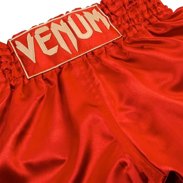 Шорты для тайского бокса Venum Muay Thai Shorts Classic Red (VENUM-03813-532-L) - изображение 4