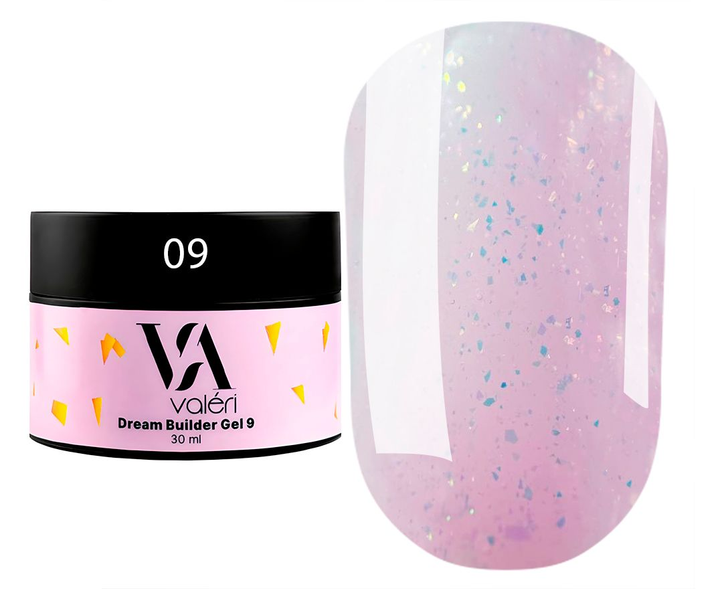 Моделюючий гель Valeri Dream Builder Gel №9 30 мл - Фото 1 Моделюючий гель Valeri Dream Builder Gel №9 30 мл - зображення 1