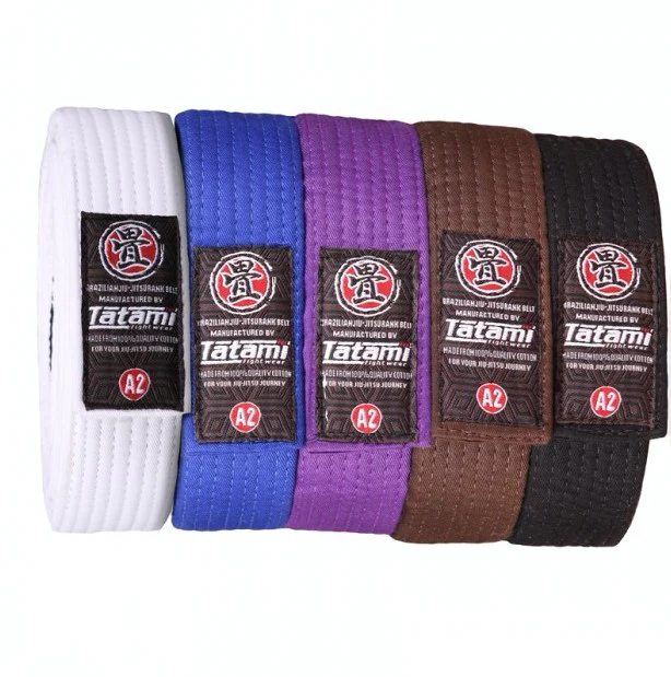 Пояс для кимоно Tatami Adult BJJ Rank Belt All Colours Purple (TTM-BTBJJRAC-PU-A0) - изображение 2