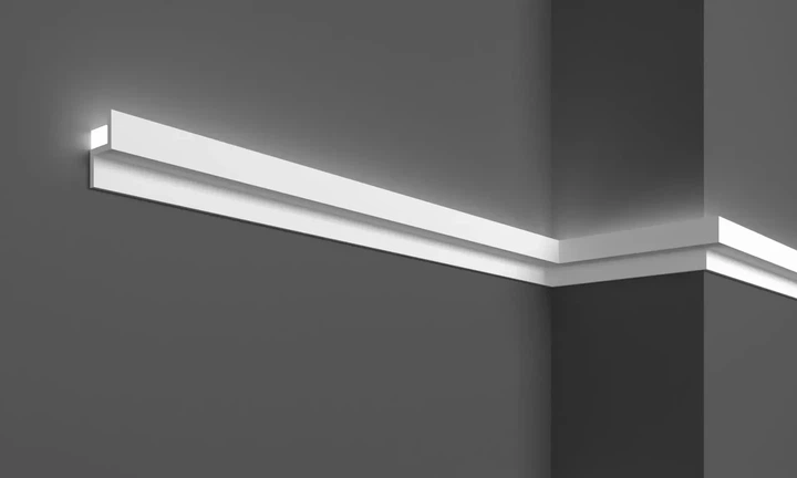 Молдинг полимерный для LED-освещения Grand decor KH 902 22*40*2000 мм - изображение 5
