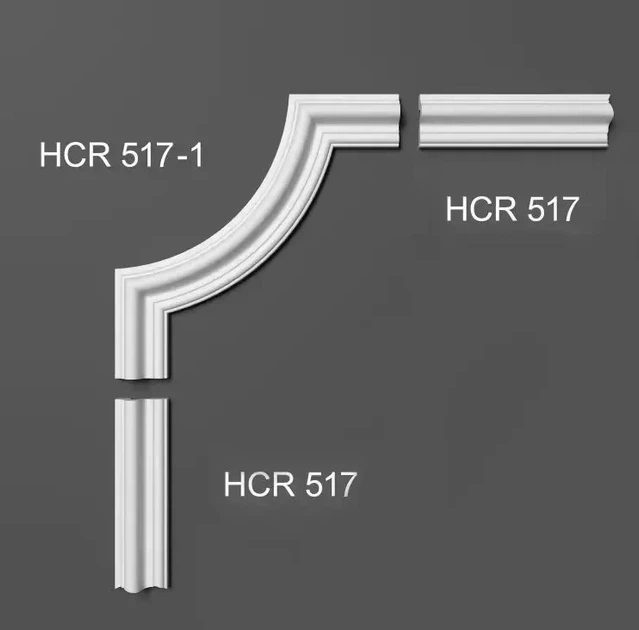 Молдинг полимерный Grand decor HCR 517 17*42*2000 мм - изображение 4