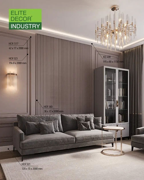 Молдинг полимерный Grand decor HCR 517 17*42*2000 мм - изображение 7