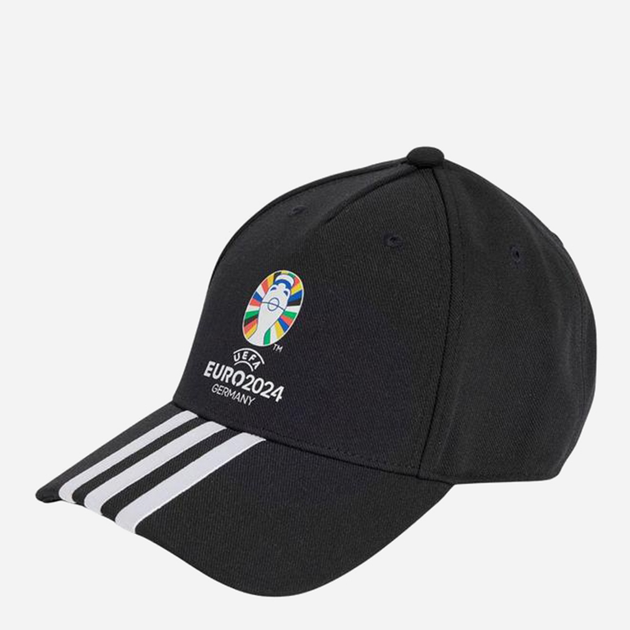 Czapka z daszkiem adidas UEFA Euro 24 Official Emblem IT3313 52-54 Czarna (4067886173910) - obraz 1