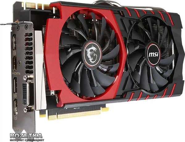 Видеокарта MSI PCI-Ex GeForce GTX 980 GAMING 4G 4096MB GDDR5