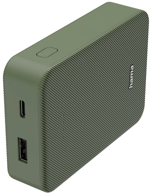 УМБ Hama Color 10 10000 mAh Green (4047443514752) - зображення 1