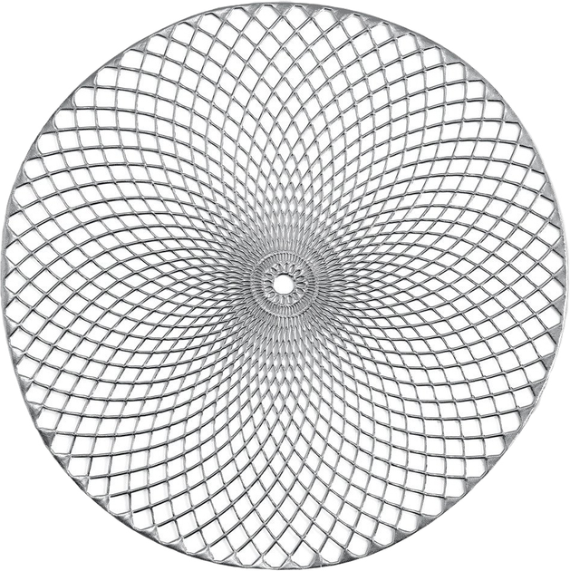 Підставка під тарілку Zeller Mandala 36.5 см Cрібляста (4003368269146) - зображення 1