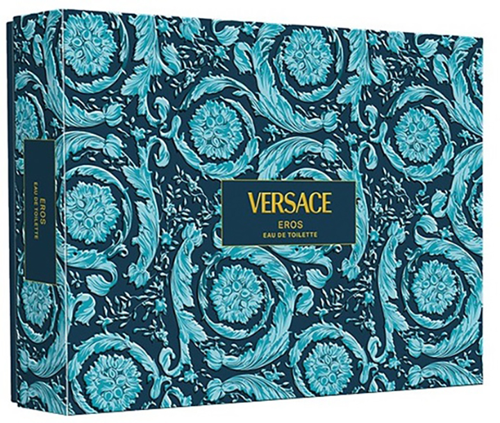 Набір для чоловіків Versace Eros Туалетна вода 50 мл + Гель для душу 50 мл + Бальзам після гоління 50 мл (8011003889280 / 8011003893560) - зображення 3