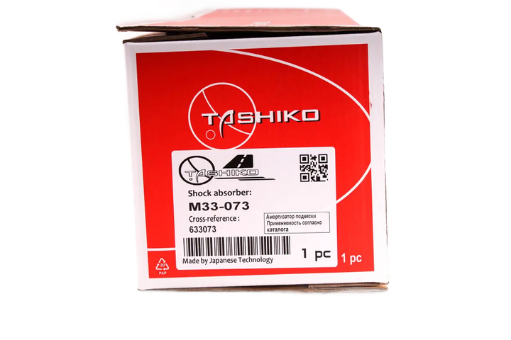 Стійка амортизатора Tashiko задня ліва Mazda 323 BF,BW 1986-1995 633073 - зображення 4