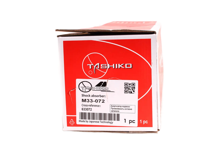 Стойка амортизатора Tashiko задняя правая Mazda 323 BF,BW 1986-1995 633072 - изображение 4
