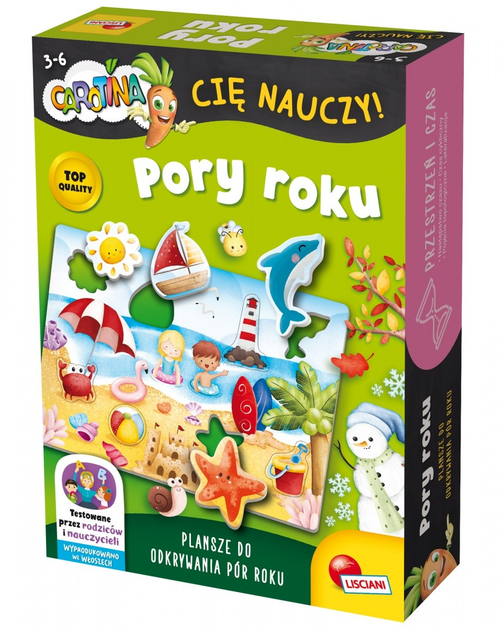 Zestaw edukacyjny Lisciani Carotina - Pory roku (8008324106547) - obraz 1