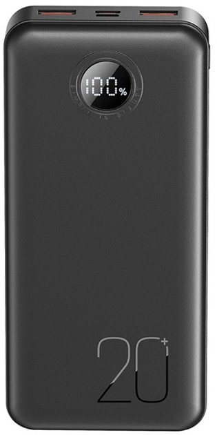 УМБ XO PR239 20000mAh PD20W + QC22.5W Black (PR239_Black) - зображення 1