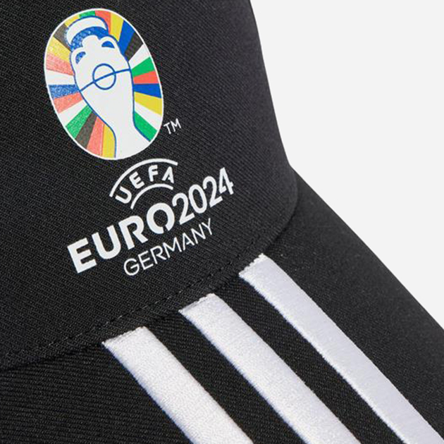 Кепка adidas UEFA Euro 24 Official Emblem IT3313 OSFY 54 Чорна (4067886173873) - зображення 4