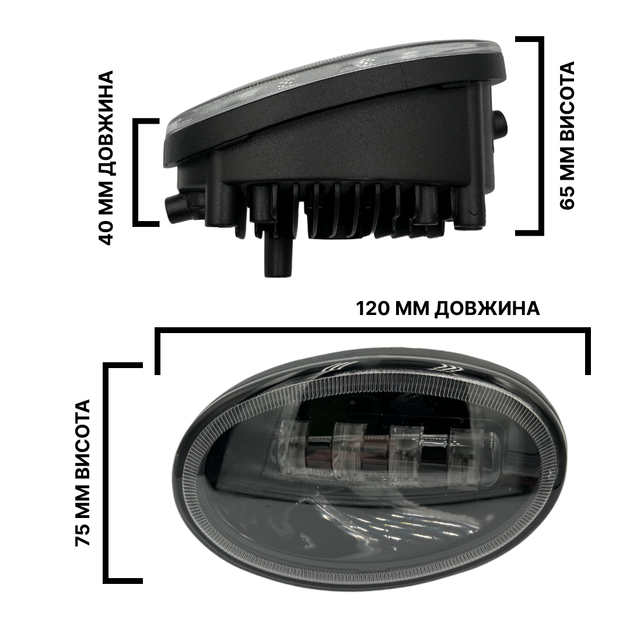 Противотуманные фары LED Honda Accord 7, Civic 4D, CR-V, Fit/Jazz, Jade, Vezel белого + жёлтого цвета (2 шт) - изображение 2
