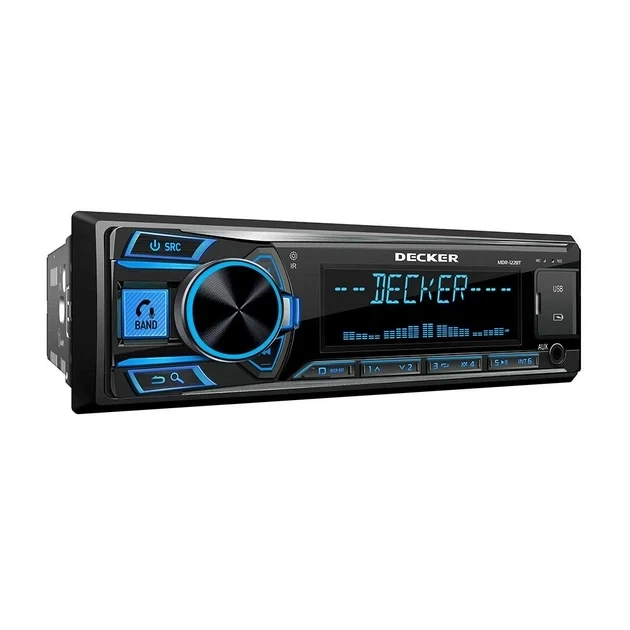 Автомобильная магнитола 1DIN мультимедийный центр Decker MDR-122 BT - изображение 2