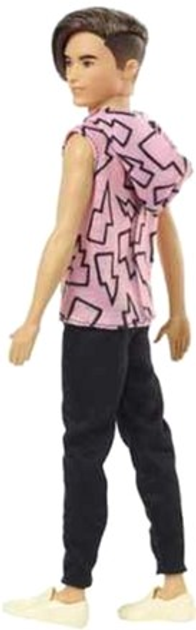 Lalka Barbie Fashionistas Ken stylowy top w błyskawice (0194735001989) - obraz 2