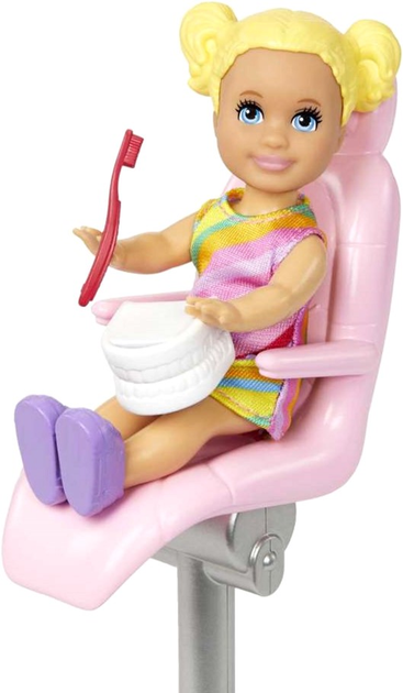 Zestaw lalek Mattel Barbie Kariera Dentystka 30 cm (0194735108053) - obraz 4
