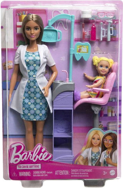 Zestaw lalek Mattel Barbie Kariera Dentystka 30 cm (0194735108053) - obraz 6