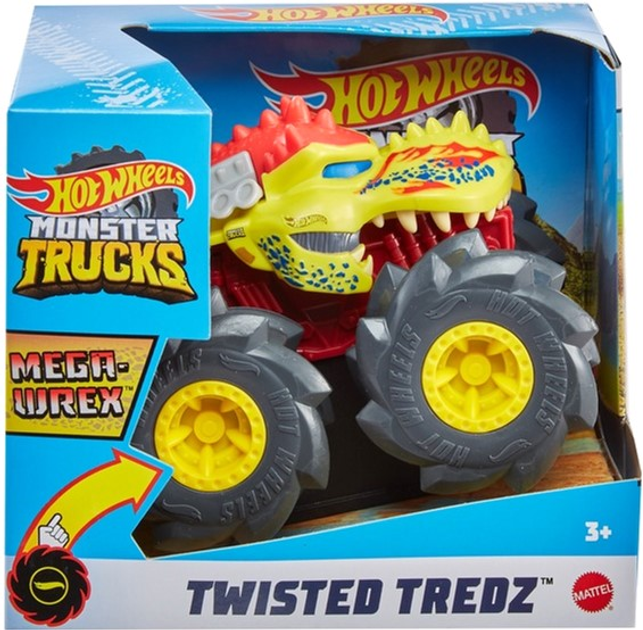 Машинка Hot Wheels Monster Trucks 1:43 Pull Drop Cars (0887961928358) - зображення 1