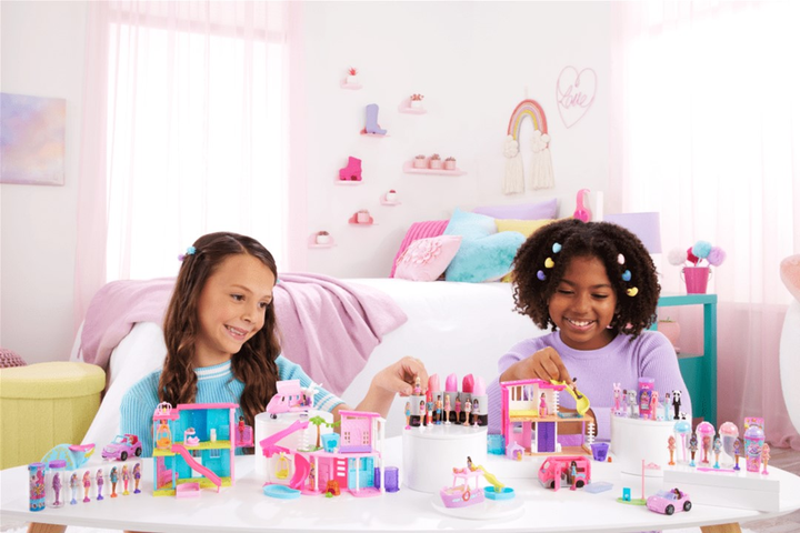 Набір ляльок Barbie Mini Barbieland Будиночок і міні-Лялька з аксесуарами HYF46 (0194735245253) - зображення 7