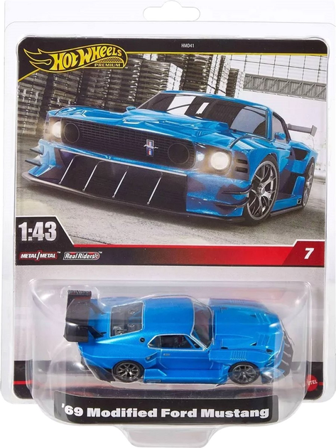 Машинка Hot Wheels Premium Zmodyfikowany Ford Mustang 69 Pojazd 1:43 (0194735220014) - зображення 1