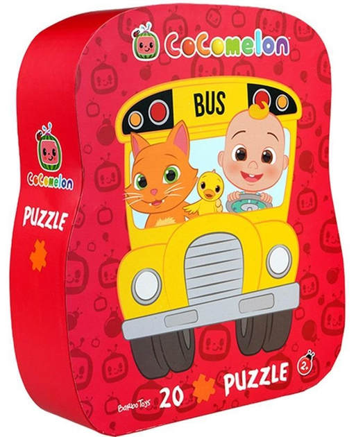 Puzzle Barbo Toys Cocomelon Deco Puslespil Bus 25 x 48 cm 20 elementów (5704976092100) - obraz 1