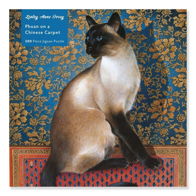 Puzzle Flame Tree Lesley Anne Ivory Phuan on a Chinese Carpet 49 x 36 cm 500 elementów (9781839644351) - obraz 1