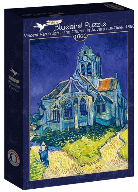 Puzzle Bluebird Vincent Van Gogh The Church in Auvers-sur-Oise 1890 69 x 48 cm 1000 elementów (3663384602801) - obraz 1