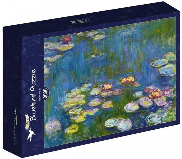 Puzzle Bluebird Lilie wodne Claude Monet 116 x 85 cm 3000 elementów (3663384601644) - obraz 1