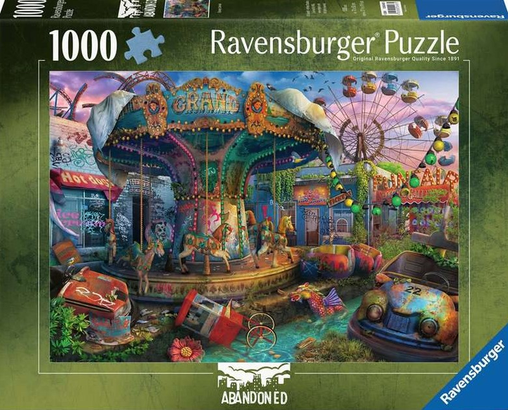 Puzzle Ravensburger Zapomniany lunapark 70 x 50 cm 1000 elementów (4005555004875) - obraz 1