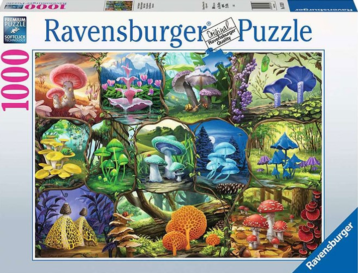 Пазл Ravensburger Красиві гриби 70 х 50 см 1000 деталей (4005555004240) - зображення 1