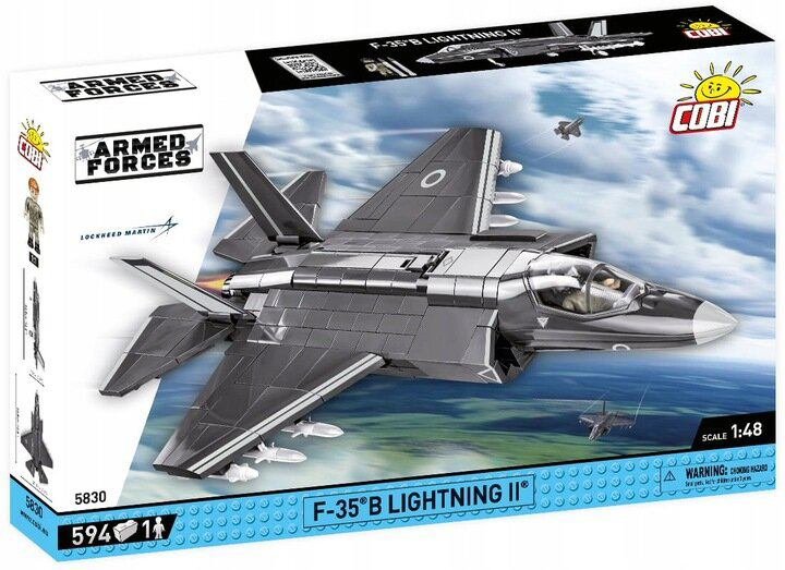 Klocki Cobi Armed Forces F-35B Lightning II 594 klocków (5902251058302) - obraz 1