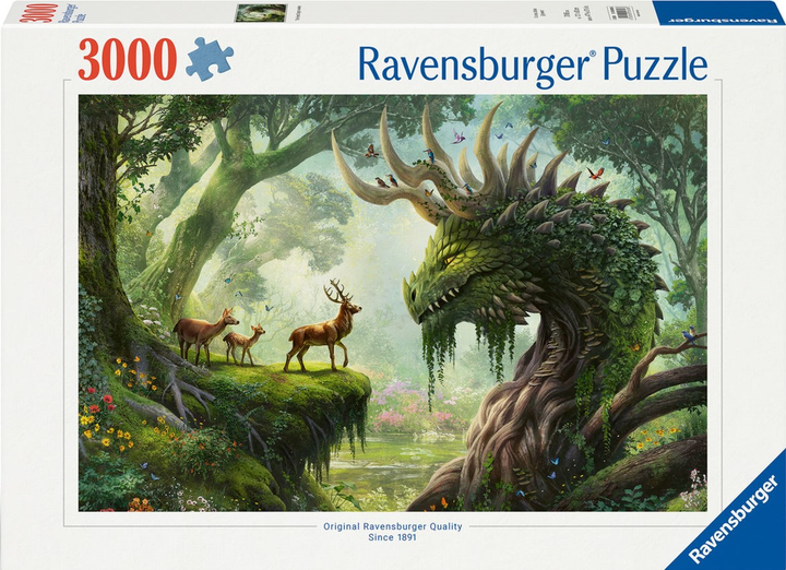 Пазл Ravensburger Пробудження лісового дракона 43 x 30 см 3000 деталей (4005555008088) - зображення 1