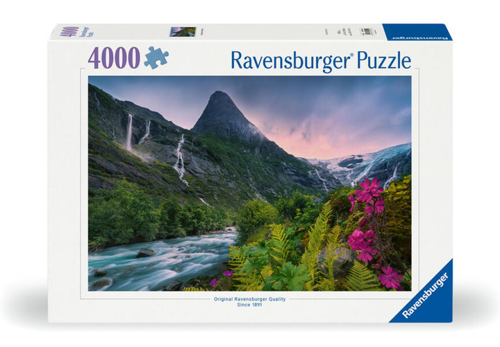 Puzzle Ravensburger Górski potok 43 x 30 cm 4000 elementów (4005555008118) - obraz 2